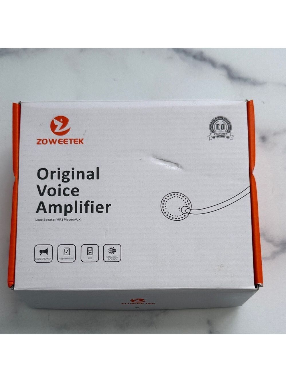 Zoweetek Portable Rechargeable Mini Voice Amplifier New in Box